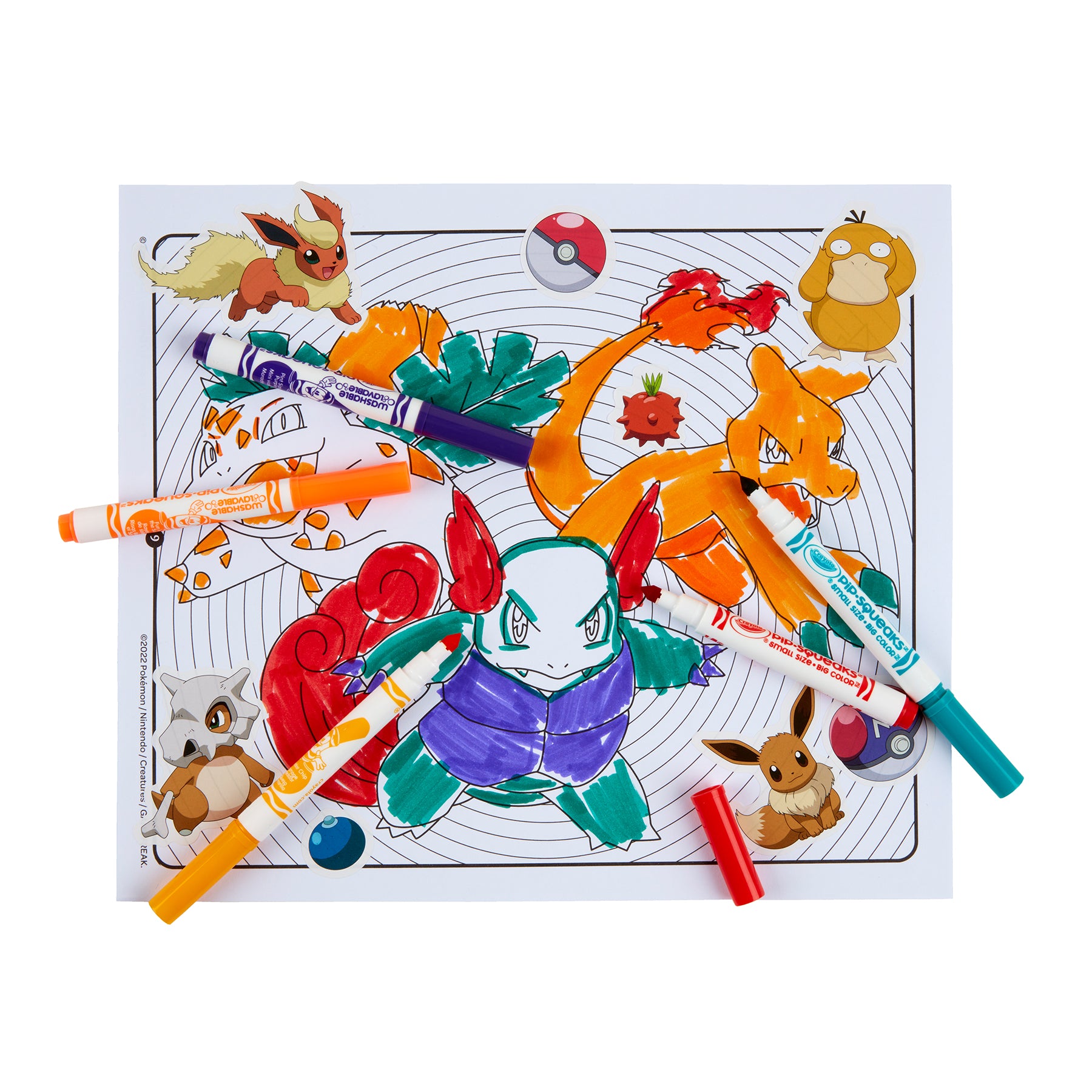Color & Sticker Activity Set, Pokemon