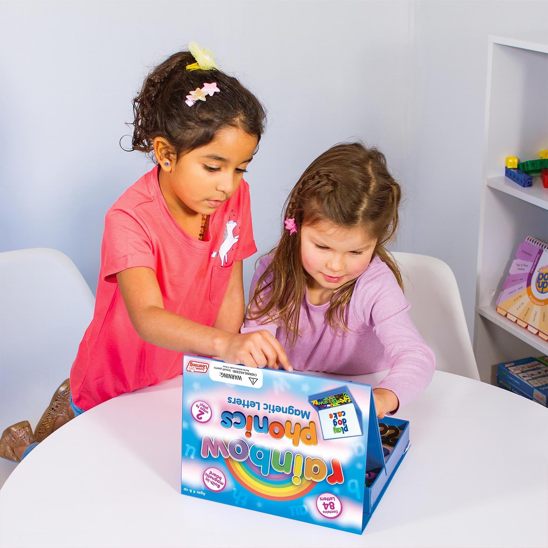 Rainbow Phonics Magnetic Letters, 85 Pieces