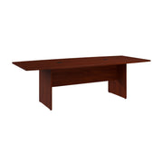 Bush Business Furniture 96-inch Office Conference Table with Wood Base in Hansen Cherry - 95.2" Width x 42.01" Depth x 28.65" Height