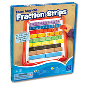 Foam Magnetic Fraction Strips, 51 Pieces