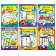 Early Learning Essentials Write & Wipe Activity Book Kit – Literacy, Math, and Fine Motor Skills
