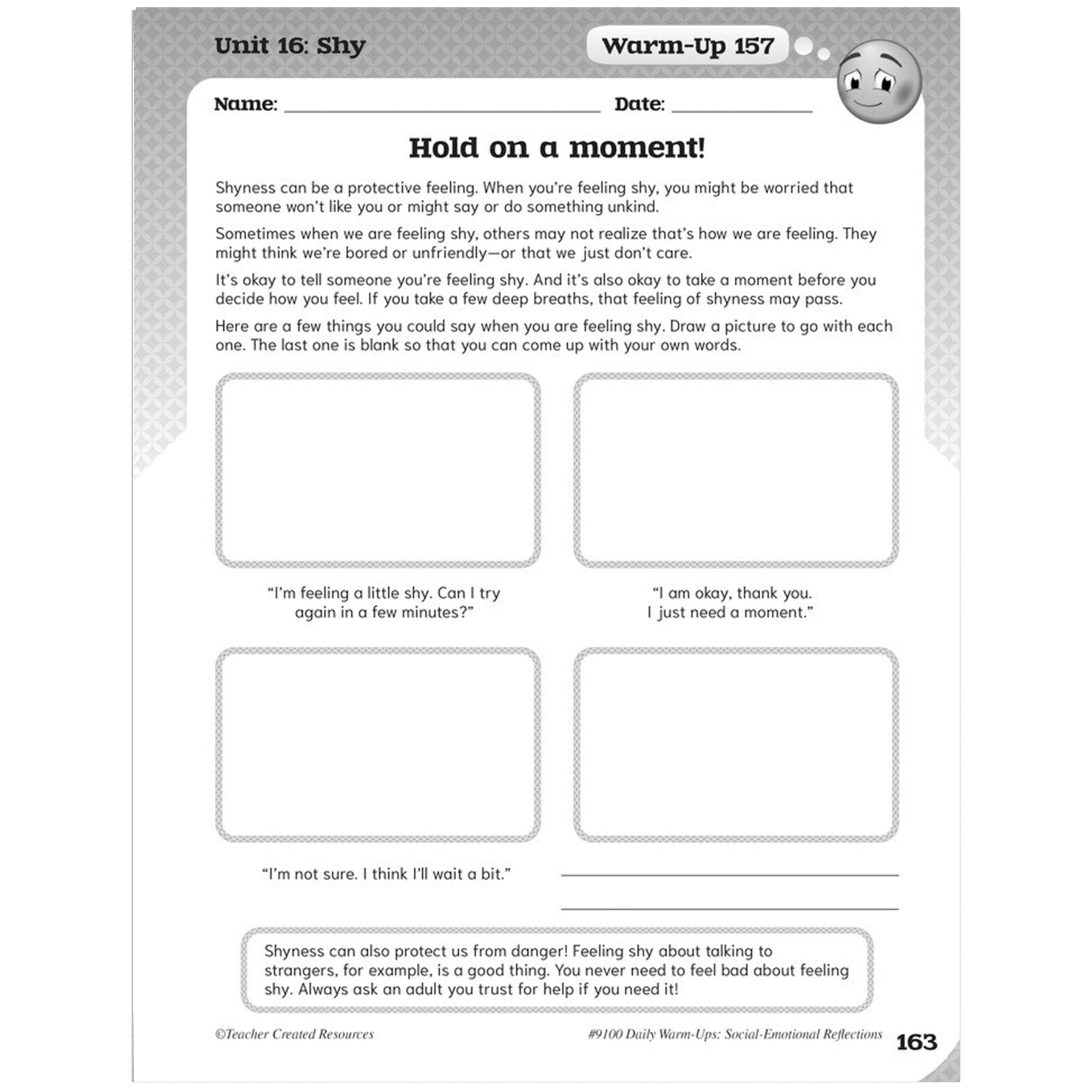 Daily Warm-Ups: Social-Emotional Reflections (Gr. 5)