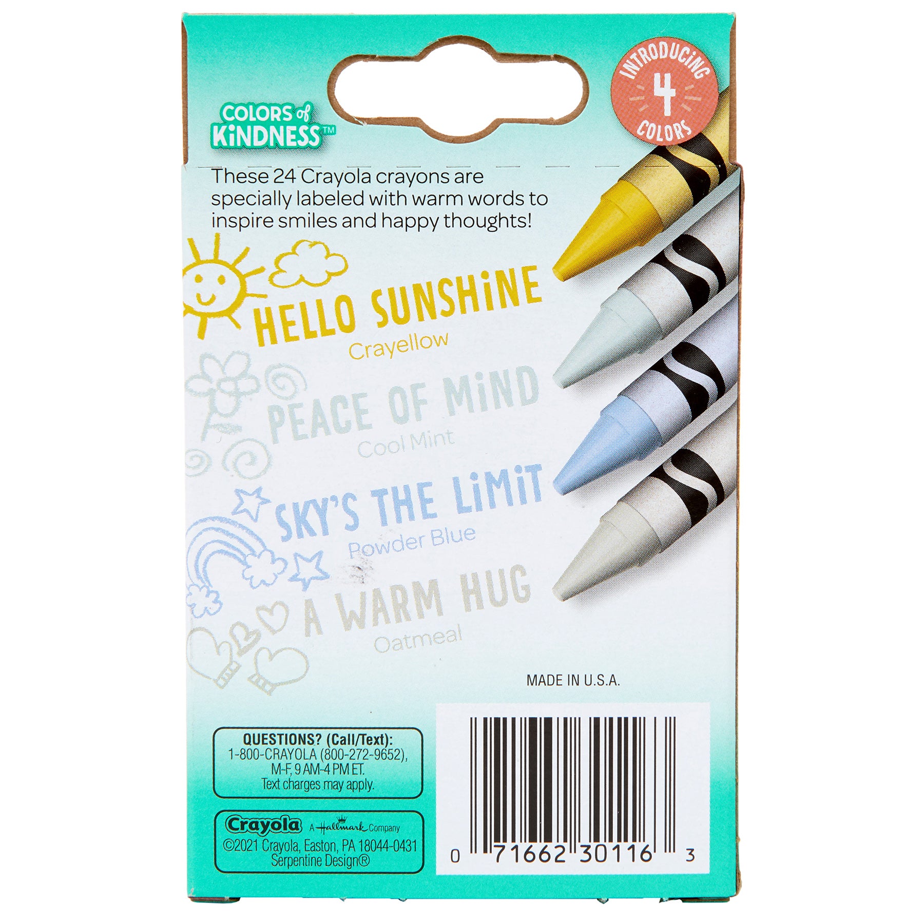Colors of Kindness Crayons, Pack of 24