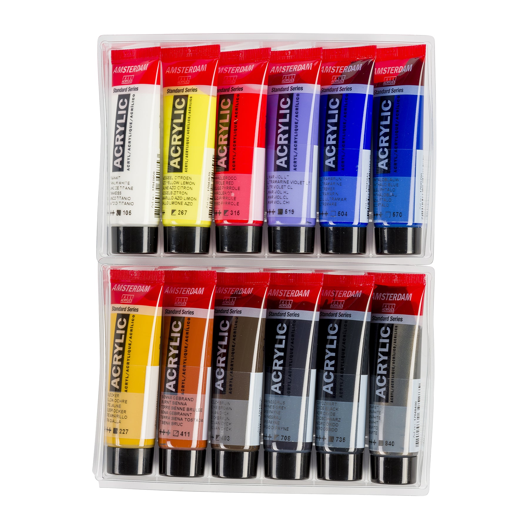 Standard Acrylic Urban Landscape Set, 12 x 20mL