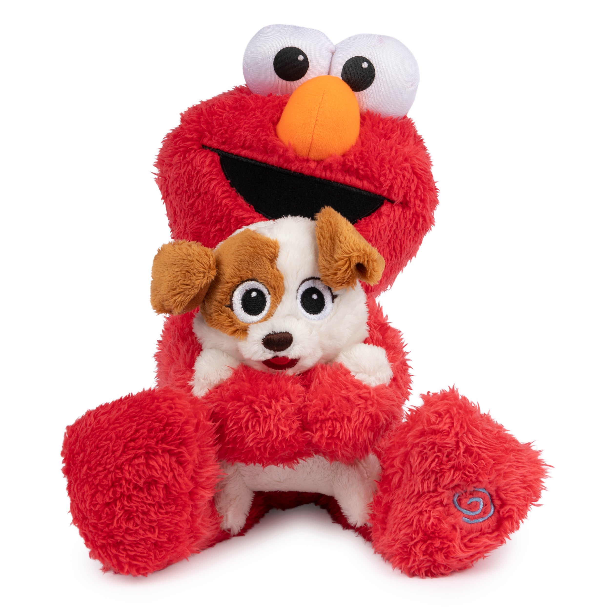 GUND Sesame Street Official Furry Friends Forever Dance & Play Elmo and Tango Animated Plush, Plush Sensory Toy for Ages 1 & Up, Red/Cream, 13”