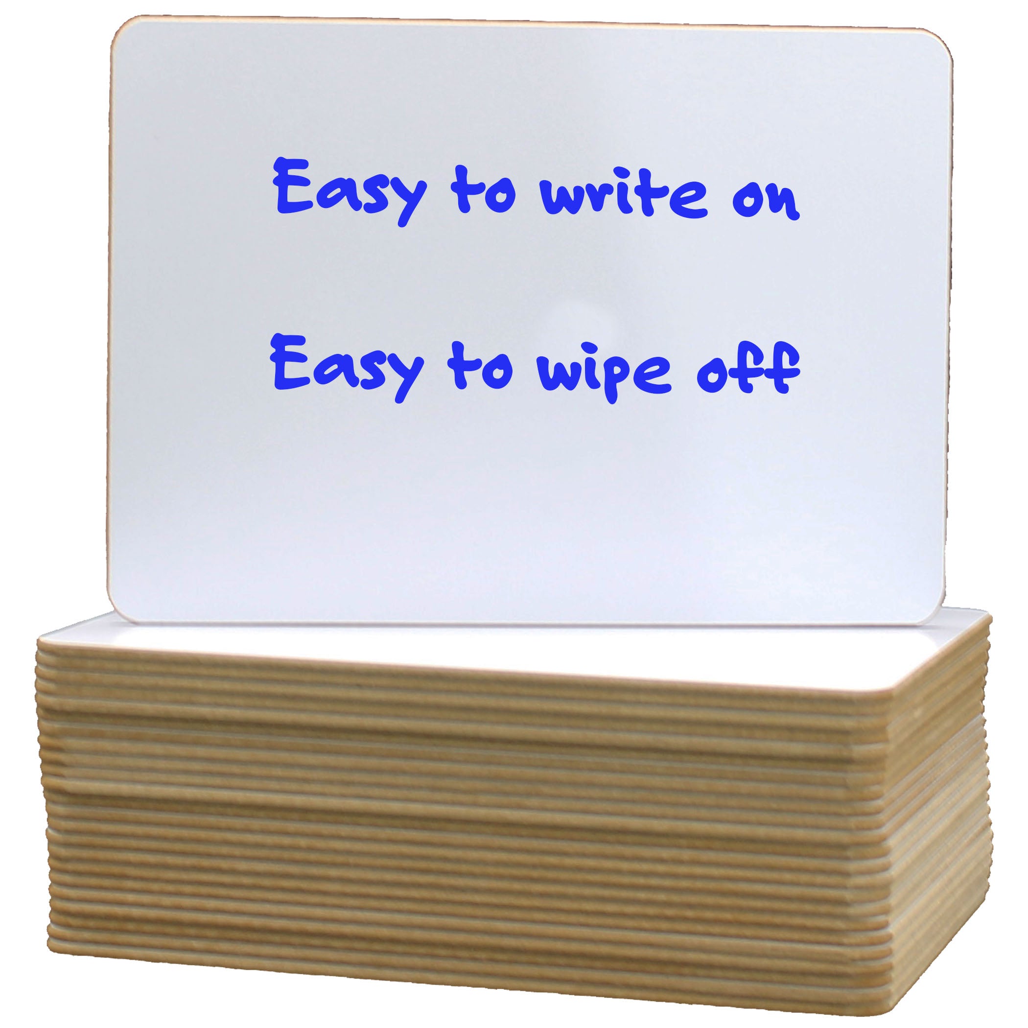 Two-Sided Dry Erase Board, 5" x 7", Pack of 24