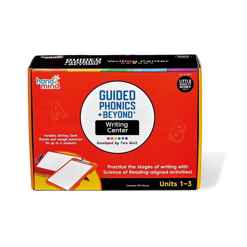 Guided Phonics + Beyond®, Writing Center, Units 1-3
