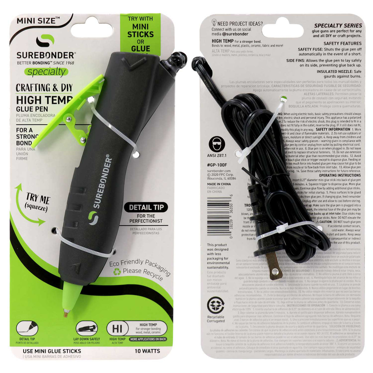 MINI HIGH TEMP DETAIL GLUE PEN