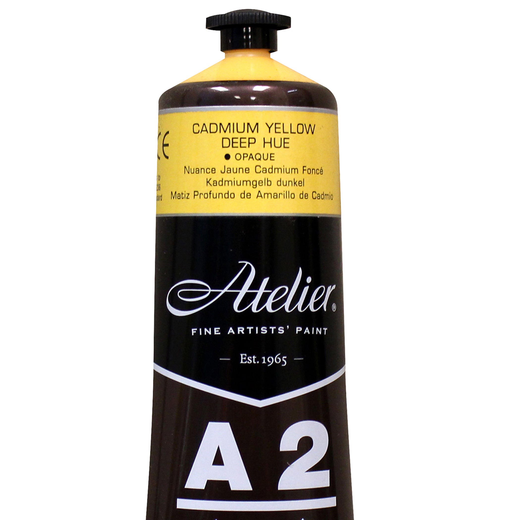A2 Heavy Body Lightfast Artist Acrylic, 4 oz., Cadmium Yellow Deep Hue