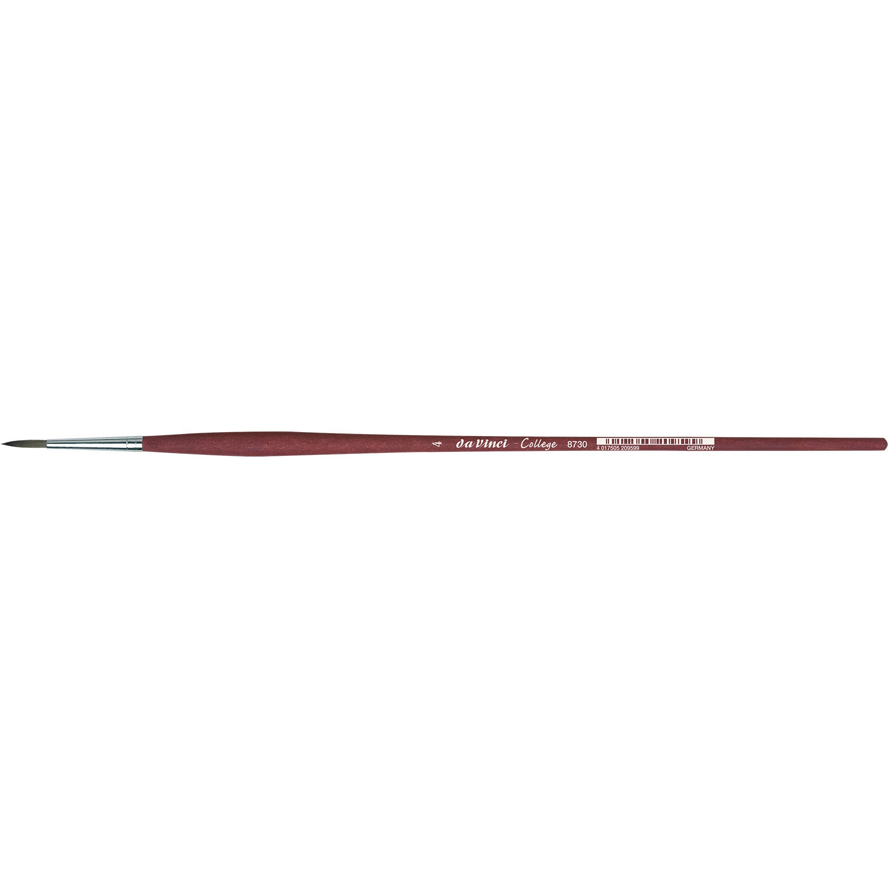 COLLEGE Student Brush, Synthetic, Acrylic & Oil, Round, Series 8730, Size 4