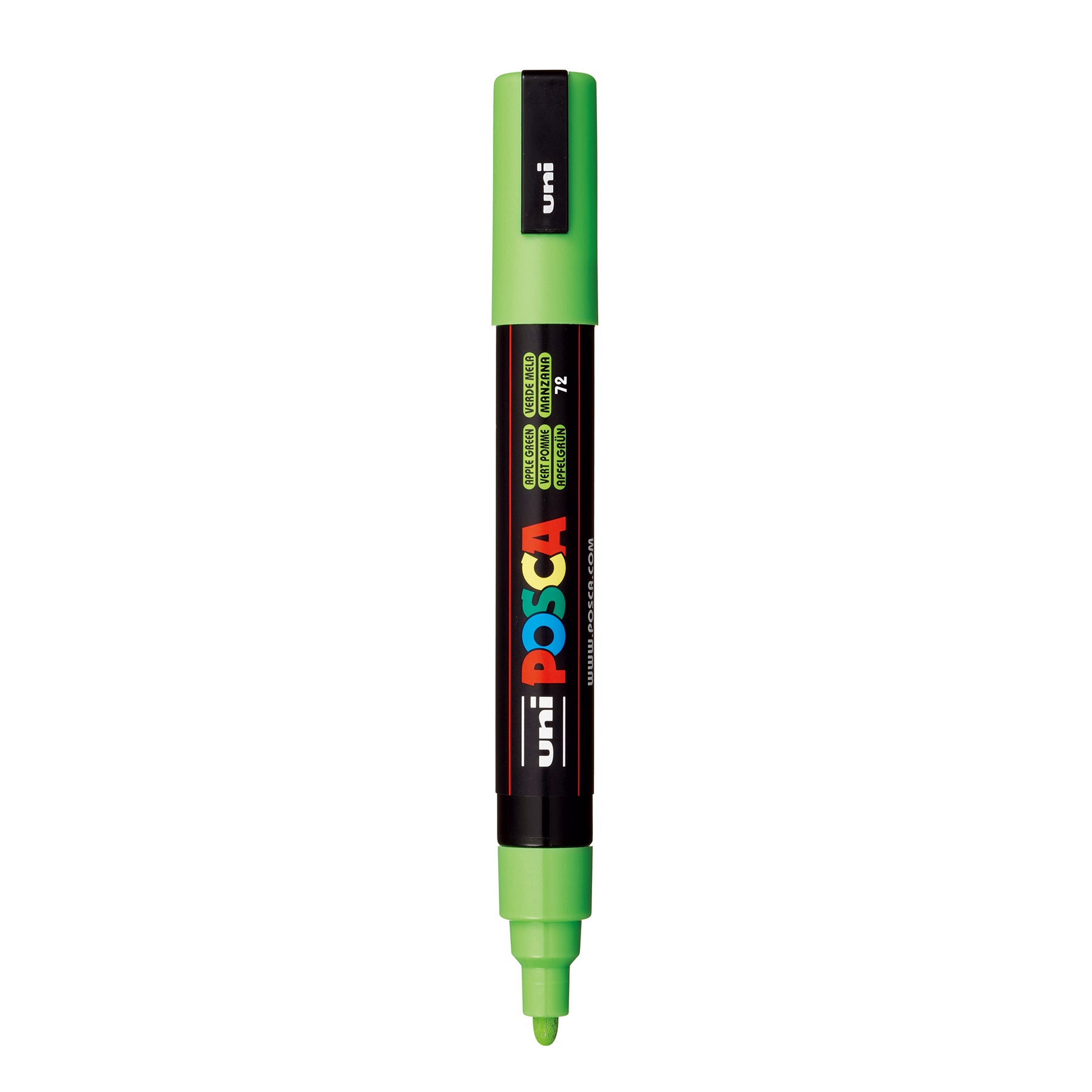 uni® POSCA PC-5M Water-Based Paint Markers, Reversible Medium Tip (1.8-2.5mm), Apple Green