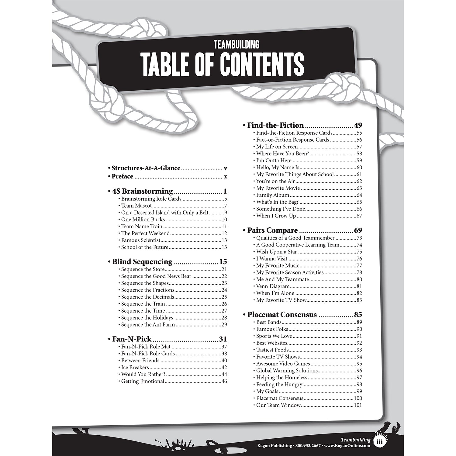 Teambuilding Cooperative Learning Structures Book, Grade Pre-K-12