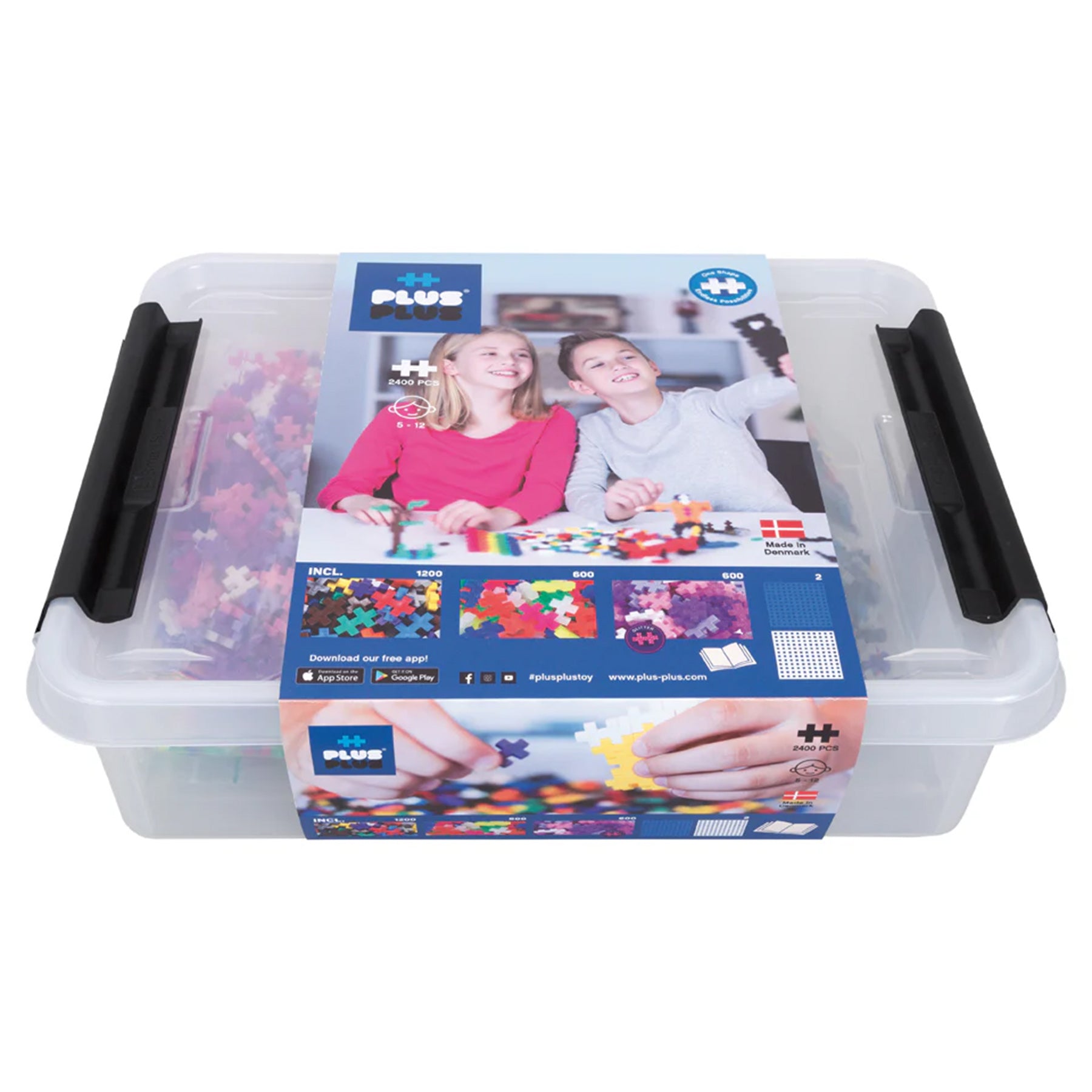 Plus-Plus® 2400-Piece Tub with 2 Baseplates