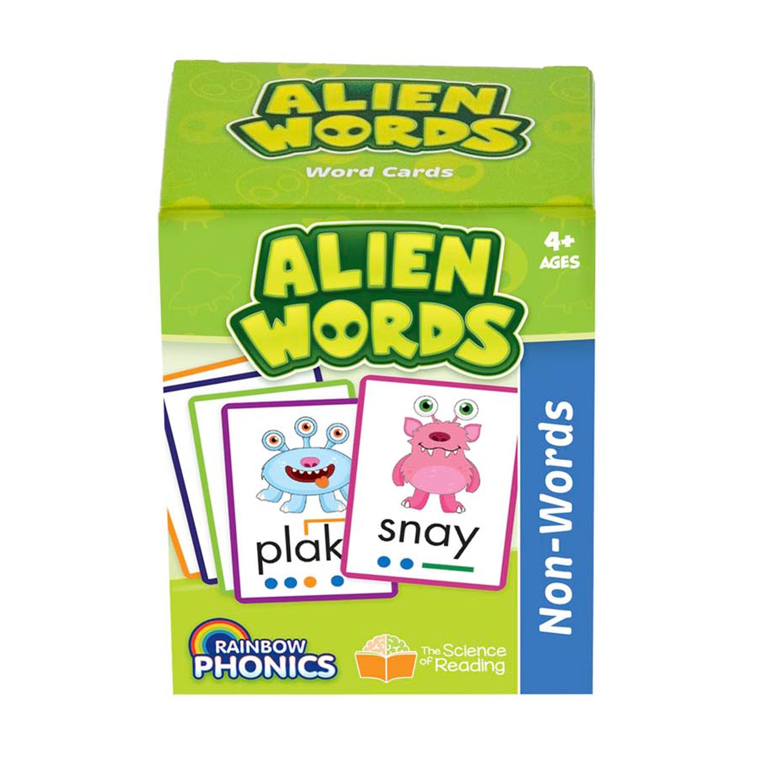 Rainbow Phonics Alien Word Cards, Non-Words