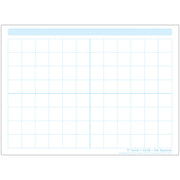Smart Poly® Single Sided PosterMat Pals® Space Savers, 1" Grid Blocks, 13" x 9.5"