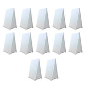 Premium Corrugated Plastic Dry Erase Tabletop Marquee Easel, 11" x 17", Pack of 12