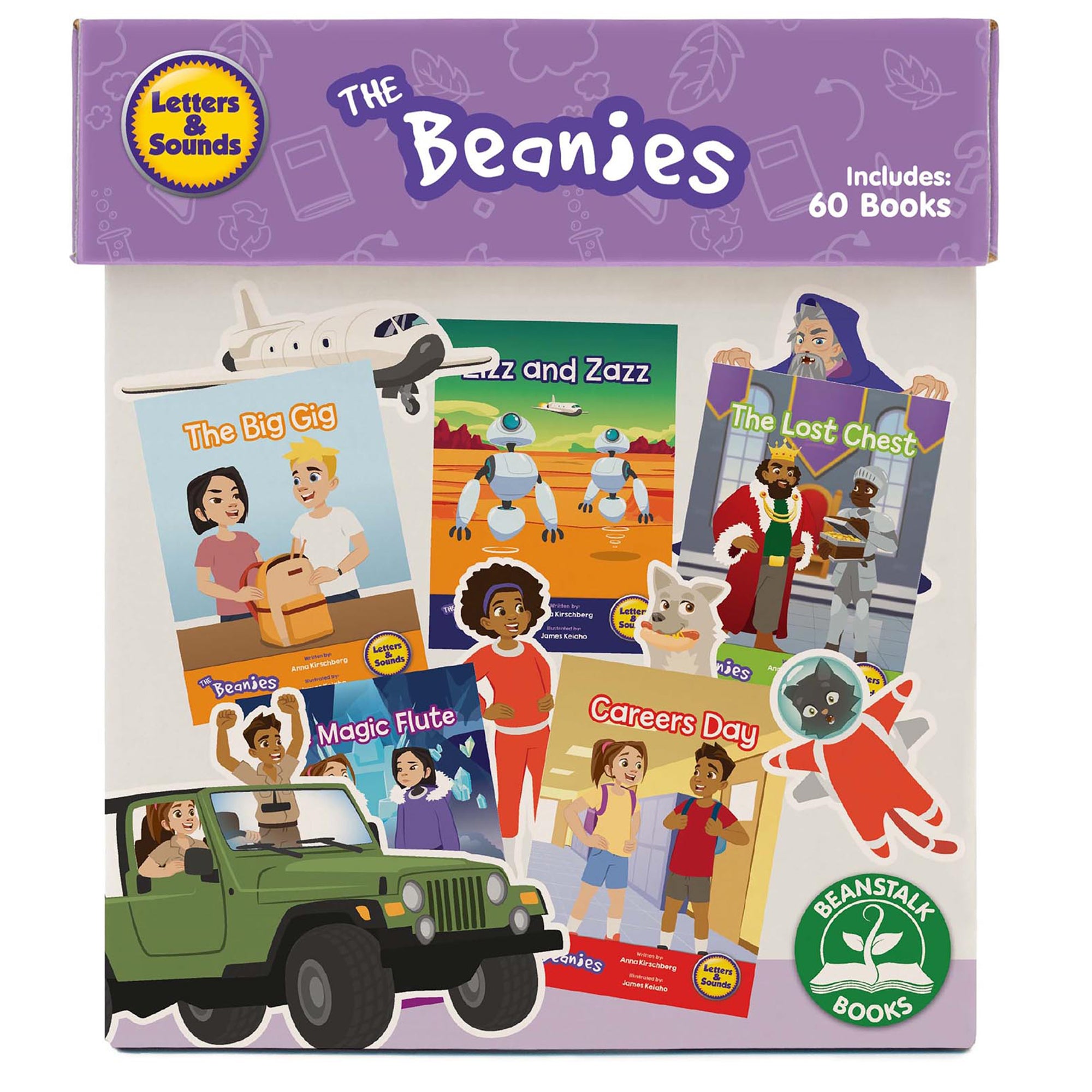 Letters & Sounds The Beanies Boxed Set, Set of 60