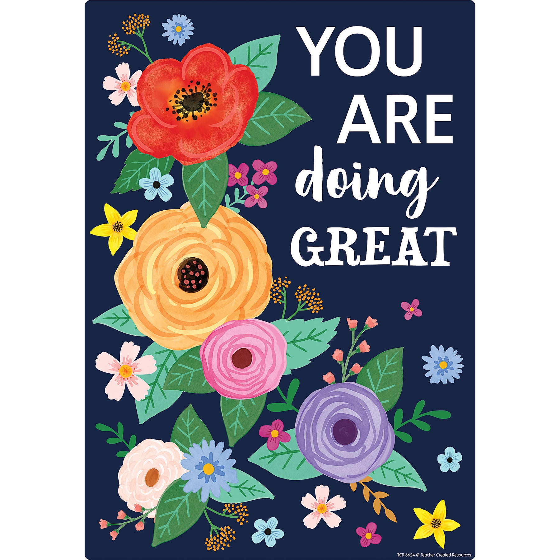 Wildflowers Positive Sayings Small Poster Pack, 11" x 15-3/4", Pack of 12