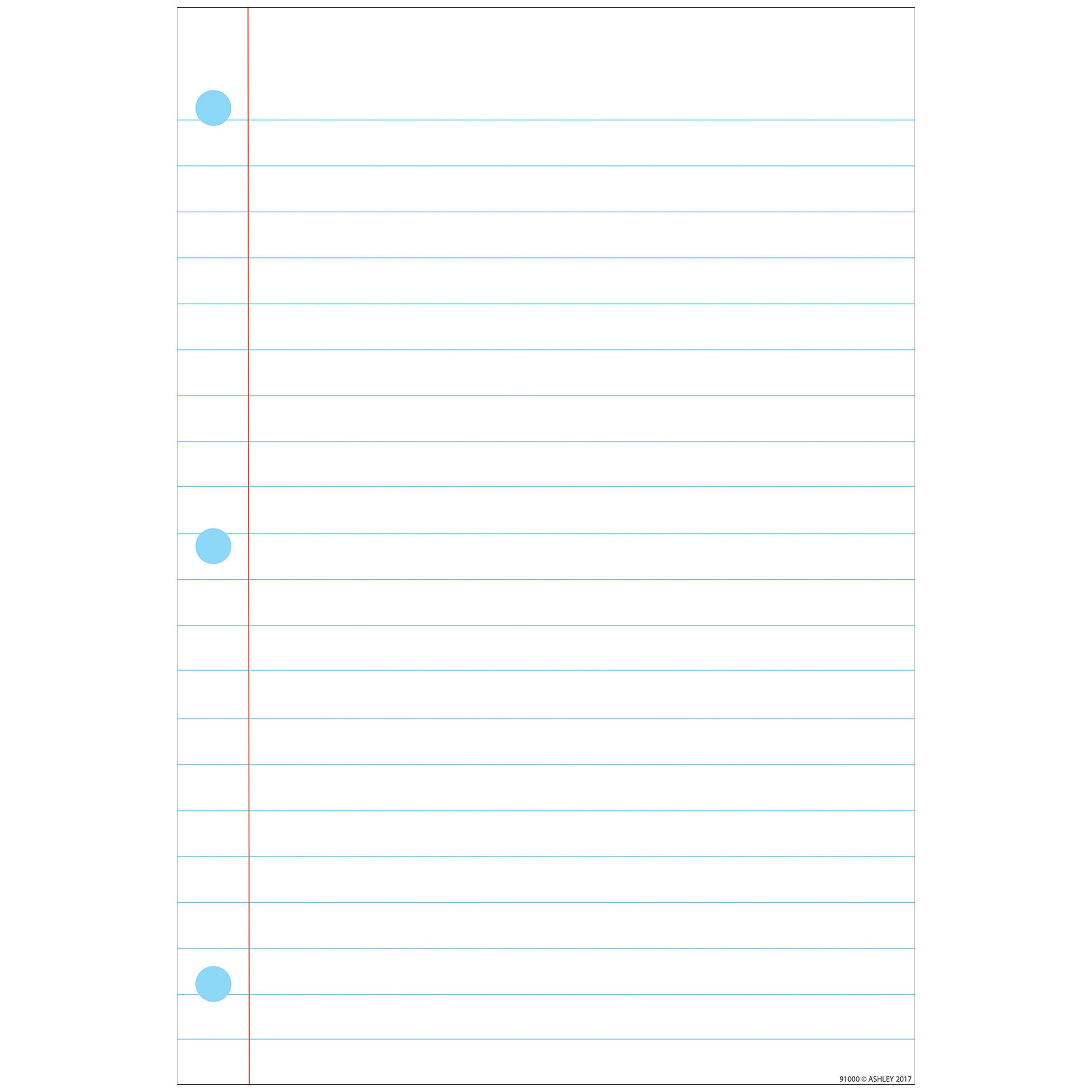 Smart Poly™ Notebook Page Chart, Dry-Erase Surface, 13" x 19"