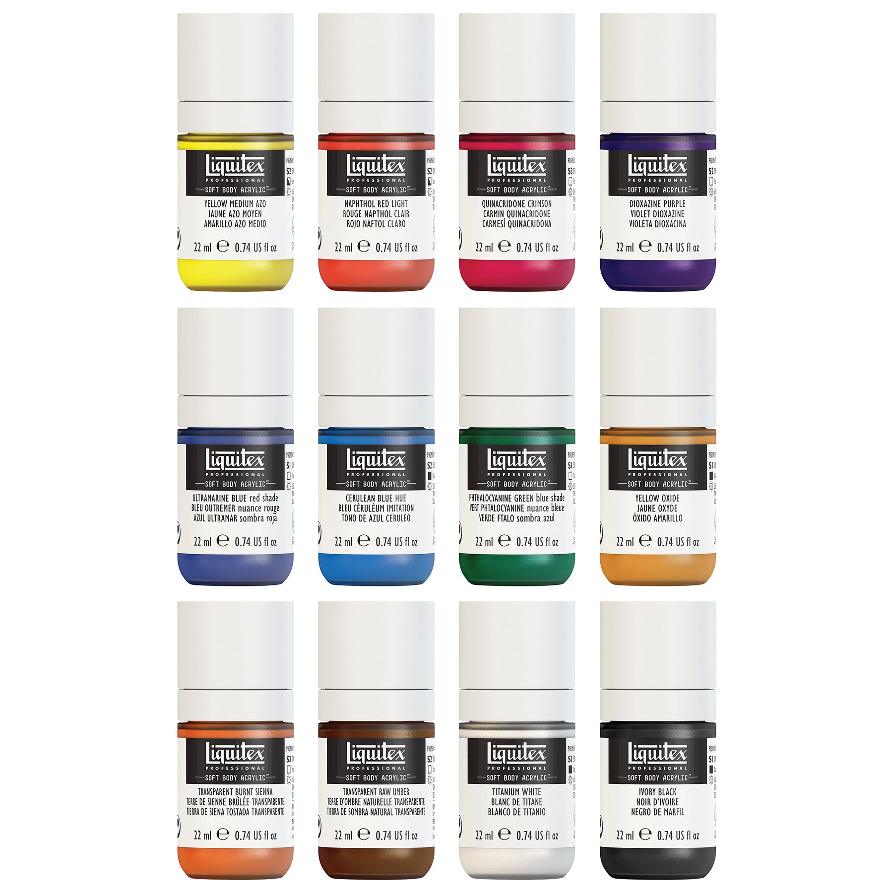 Soft Body - 12 x 22ml Set - Essentials
