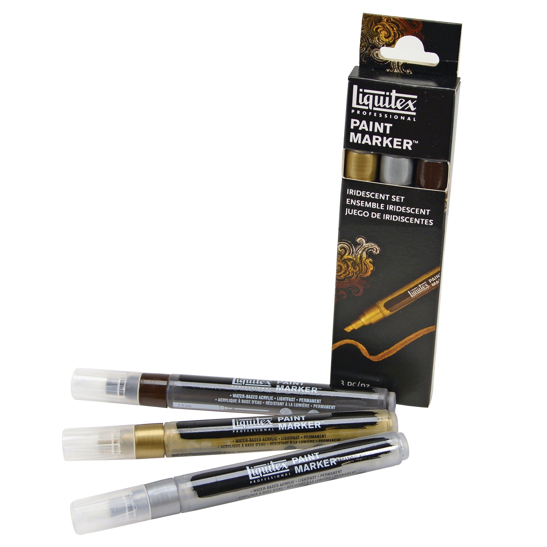 LQ Paint Marker Fine 3 Set - Iridescents