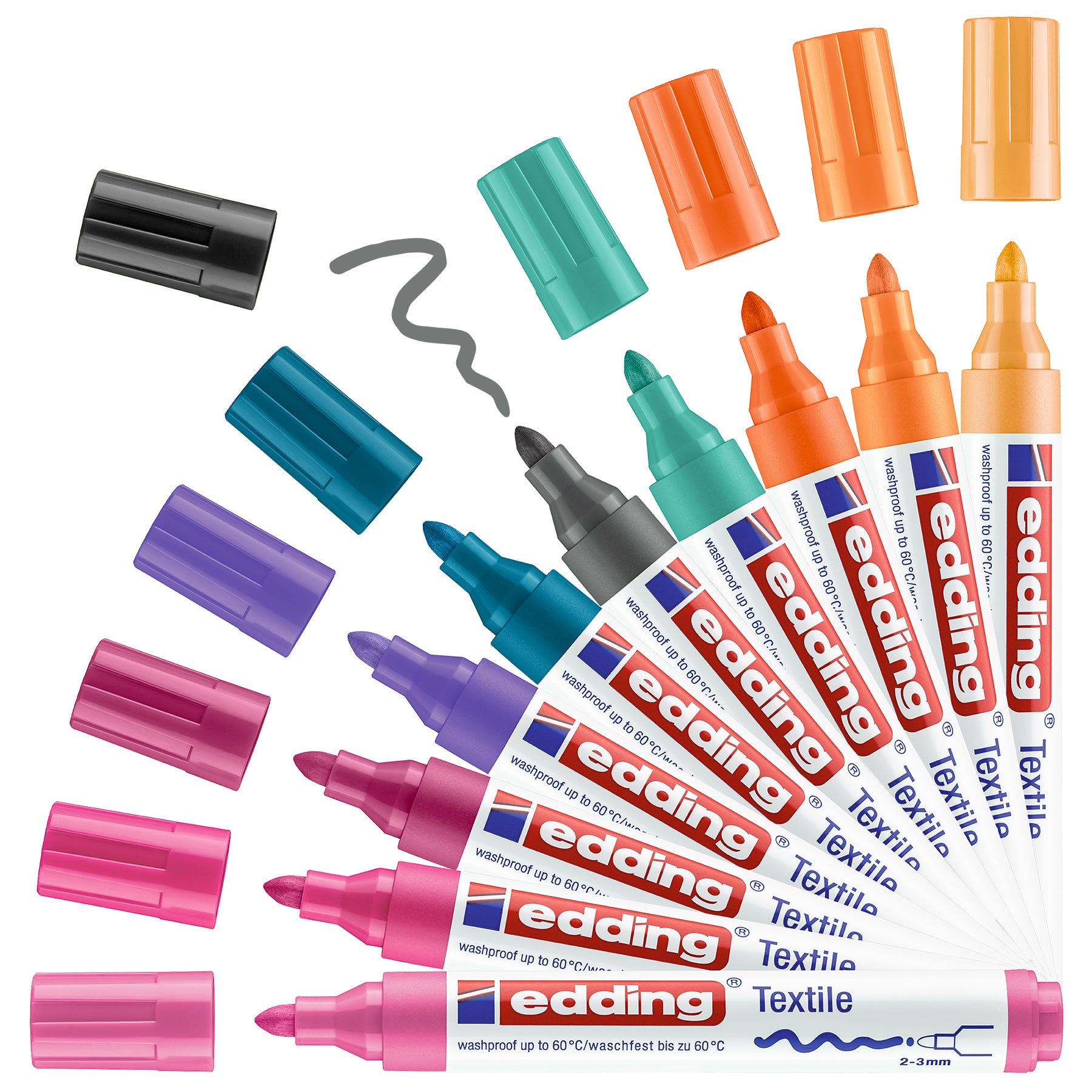 edding 4500 Textile Marker - Box of 10 - Trendy