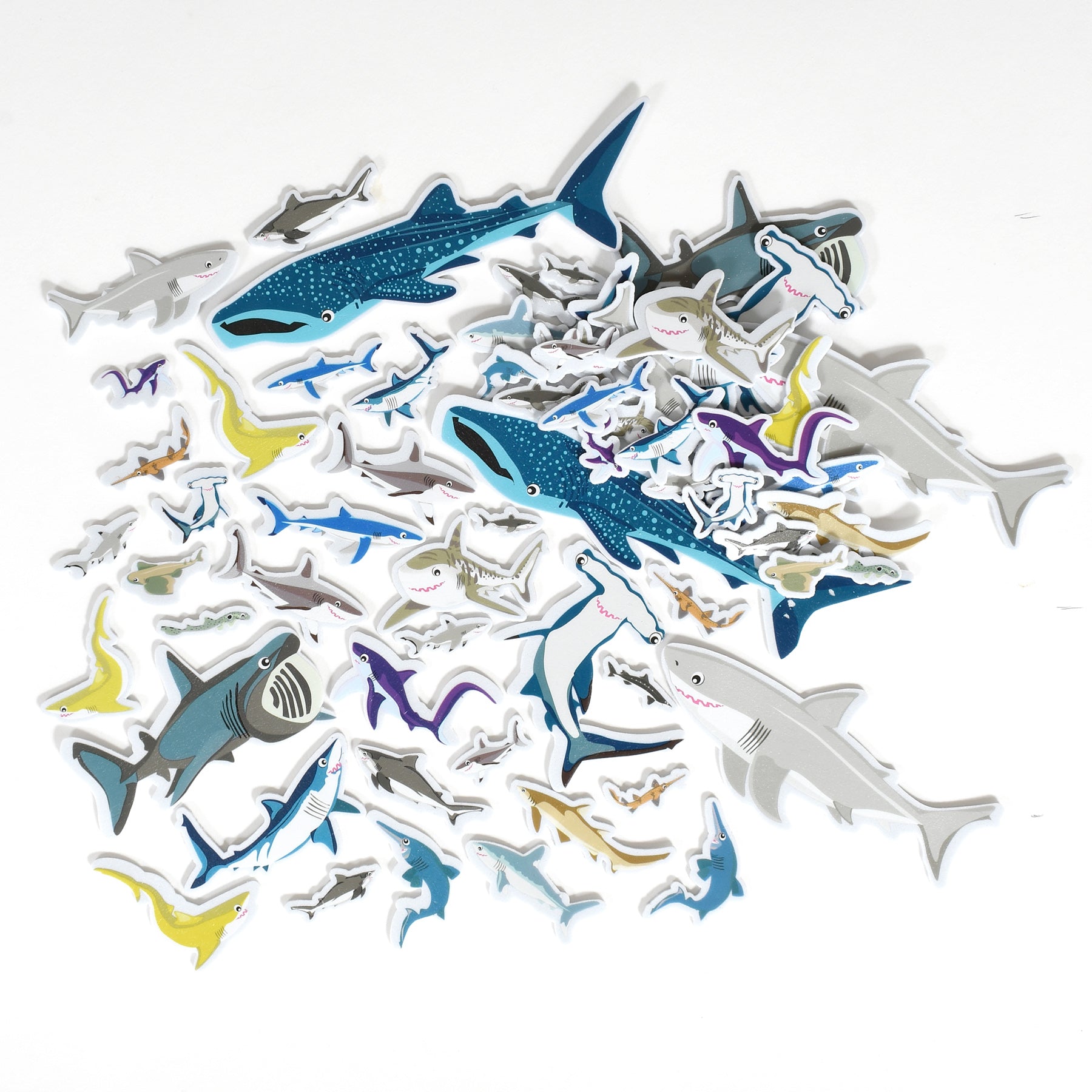 Foam Stickers - Sharks