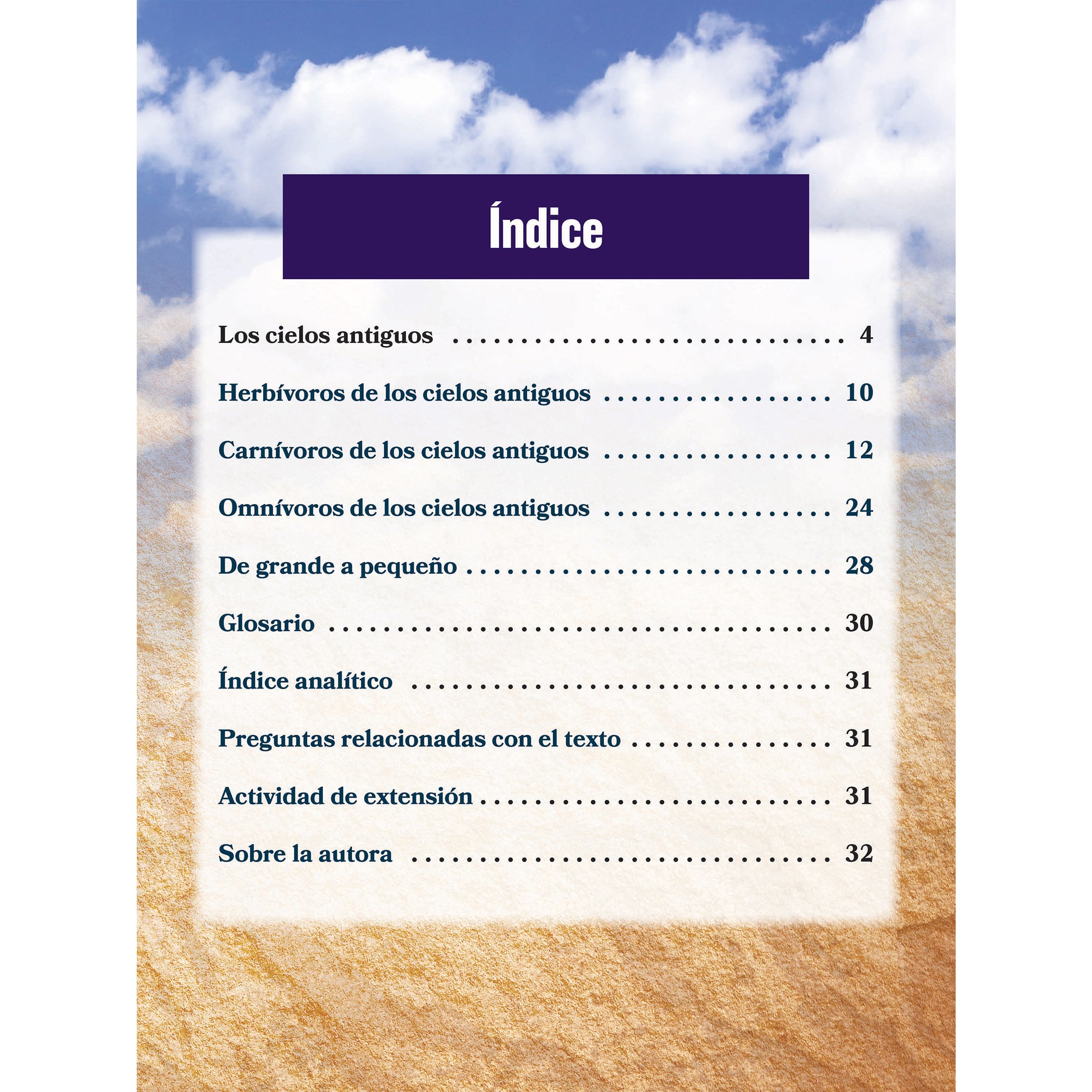Criaturas de los cielos antiguos