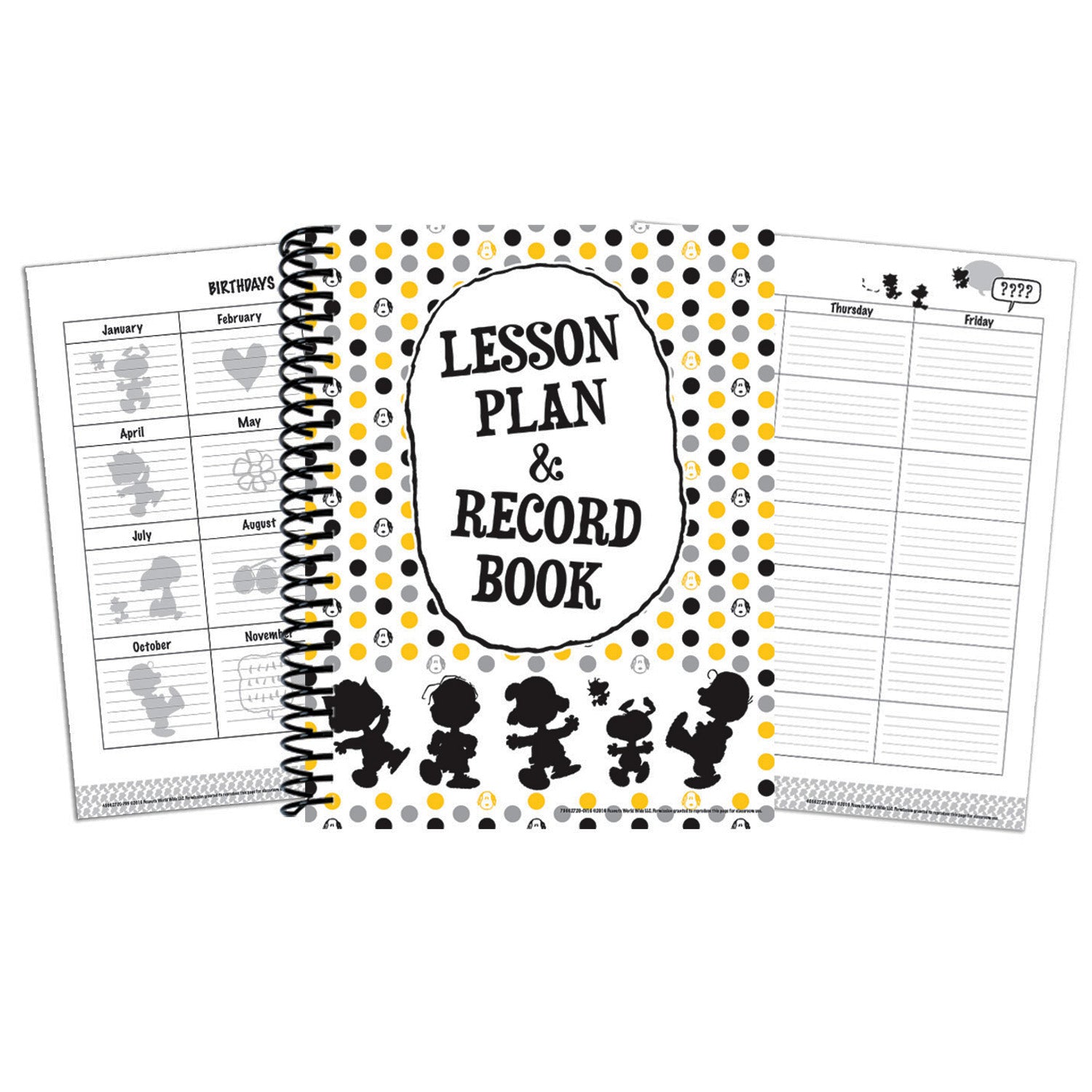 Peanuts® Touch of Class Lesson Plan & Record Book