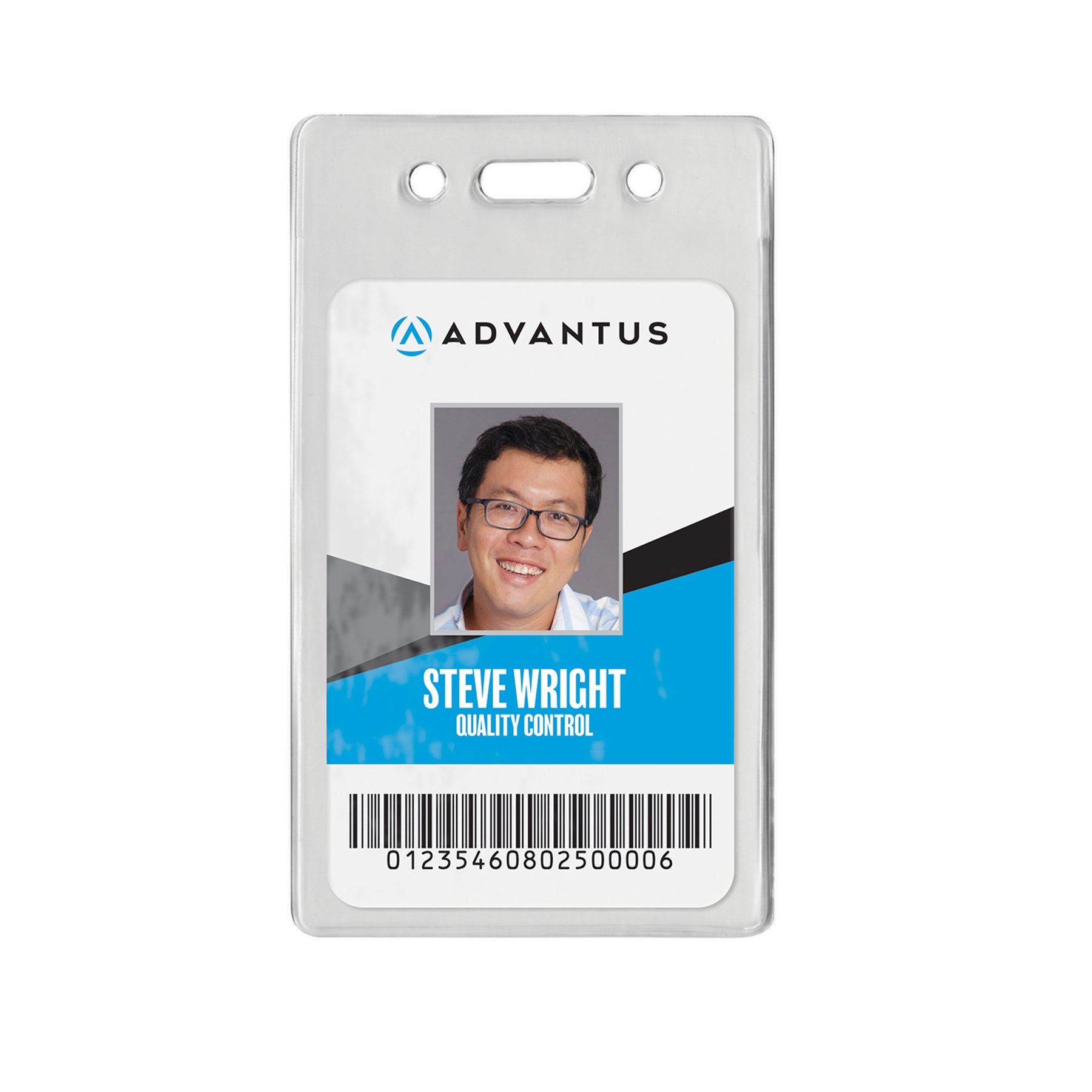 Proximity Badge Holders, Horizontal, Clear, Pack of 50