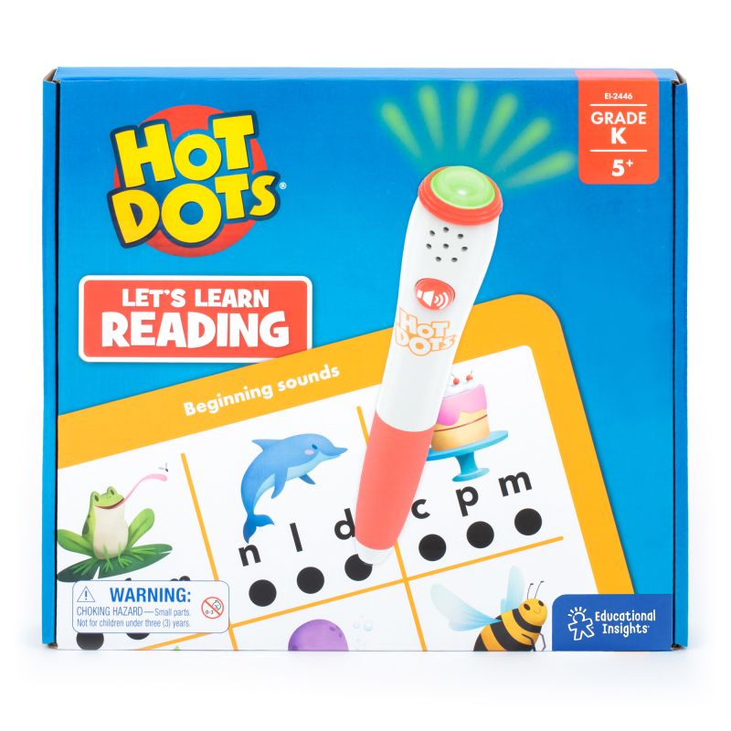 Hot Dots® Let's Learn Kindergarten Reading!