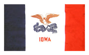 3X5 FT COL NYL-GLO IOWA
