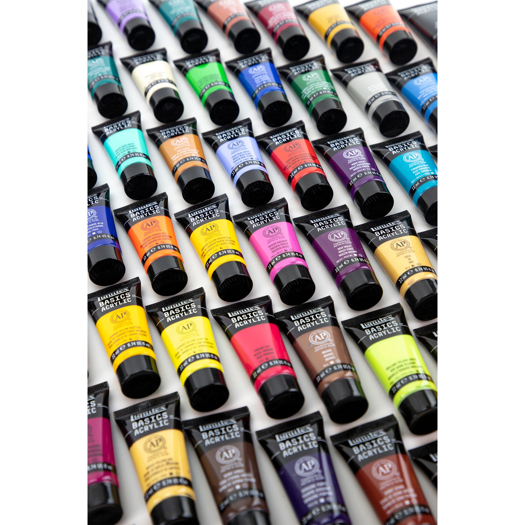 LQ BASICS Acrylic Color 48 x 22ml Tube Set