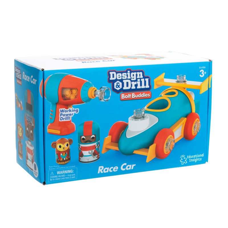 Design & Drill® Bolt Buddies™ Race Car
