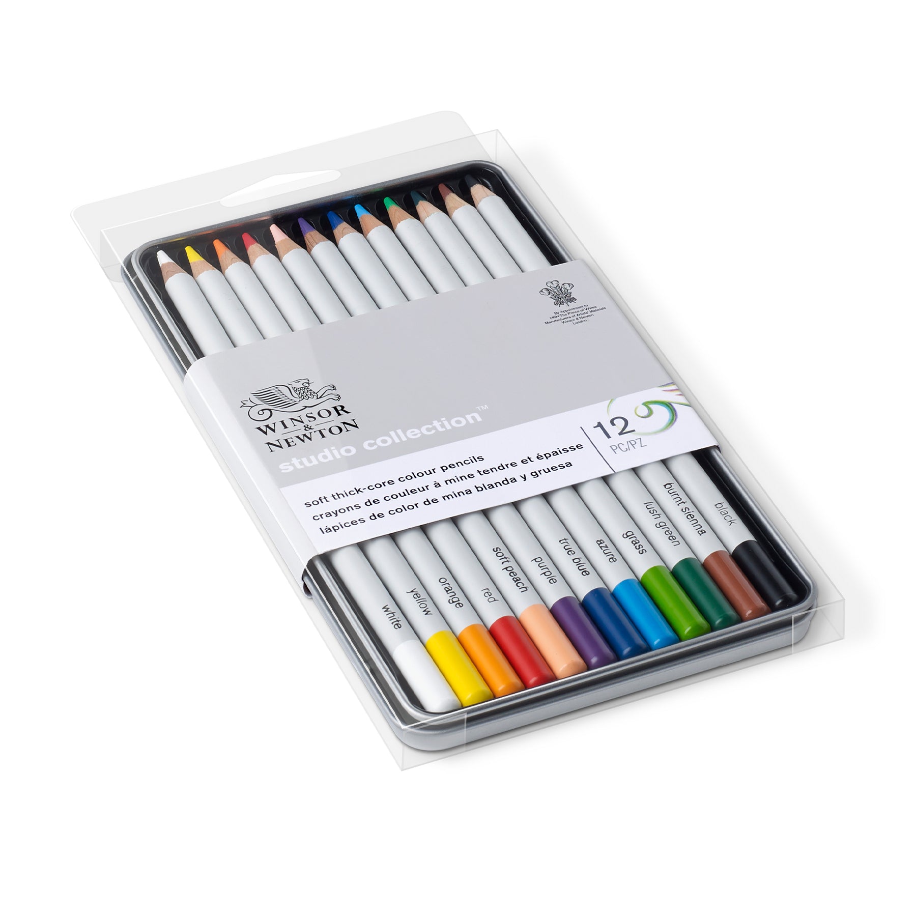 WN Studio Collection Colour Pencil Tin - 12pc