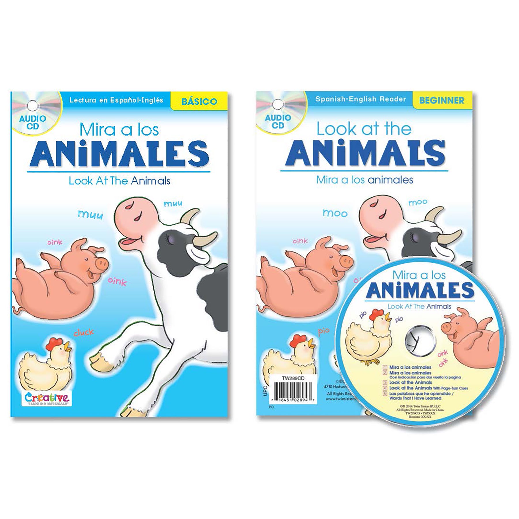 Spanish-English Readers with Audio CD Bundle, Set of 12