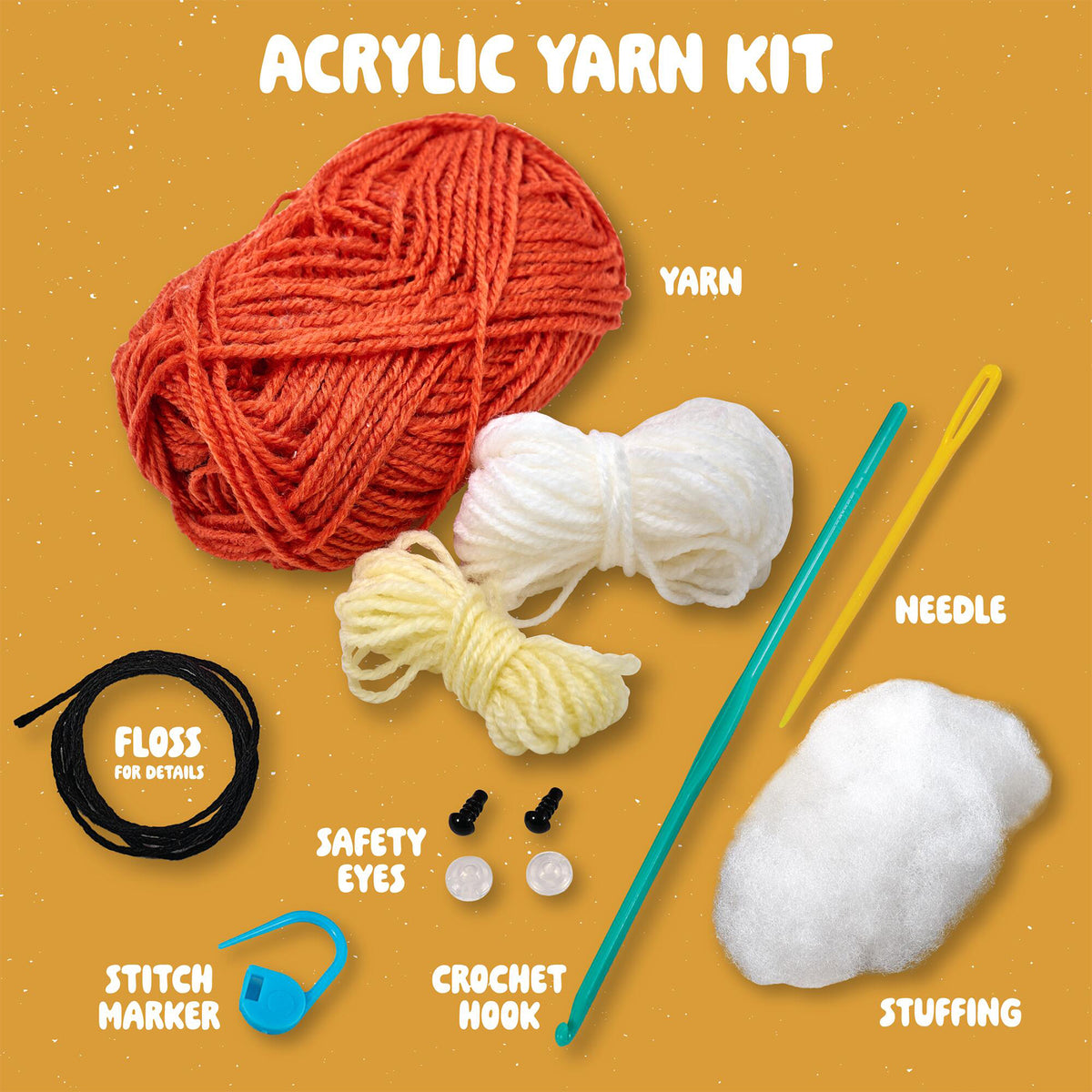 AMIGURUMI PATTY THE PUMPKIN PIE KIT