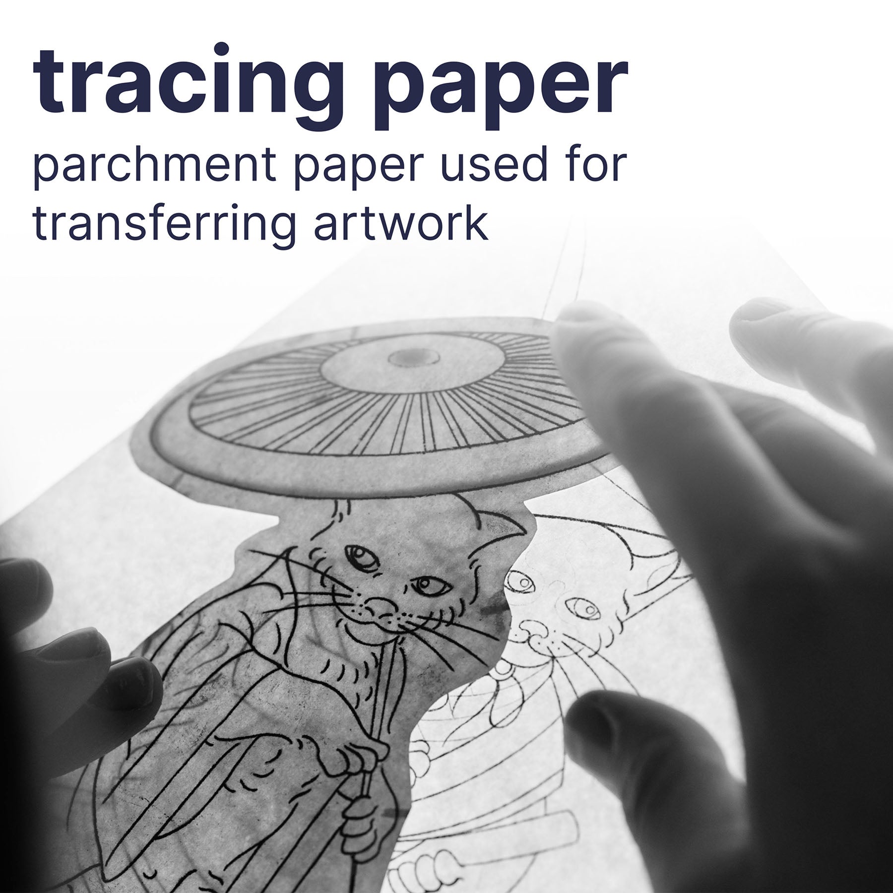 200 Series Tracing Paper Pad, Tape Binding, 40 Sheet, 9x12 inch, 1 Count