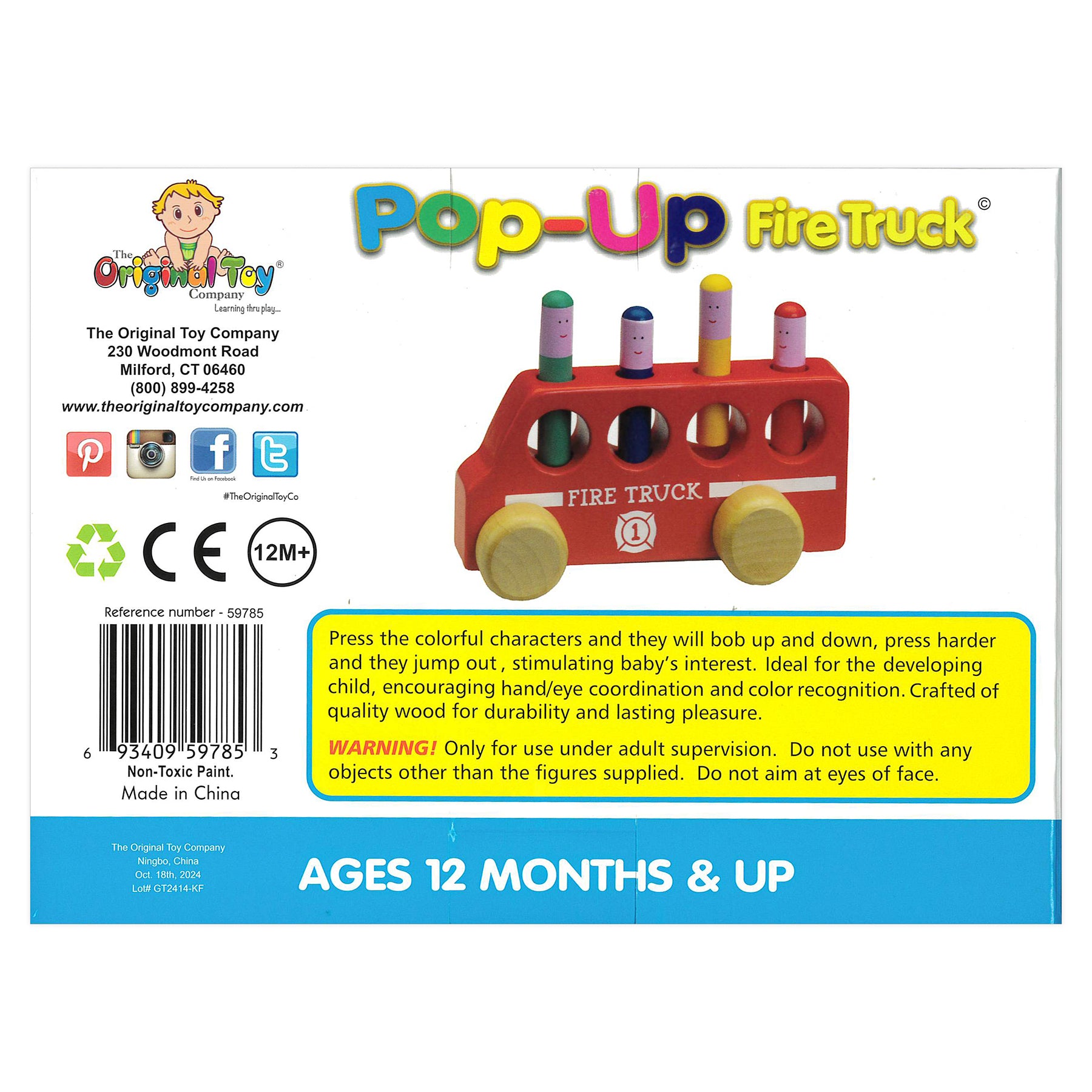 Pop Up Fire Truck