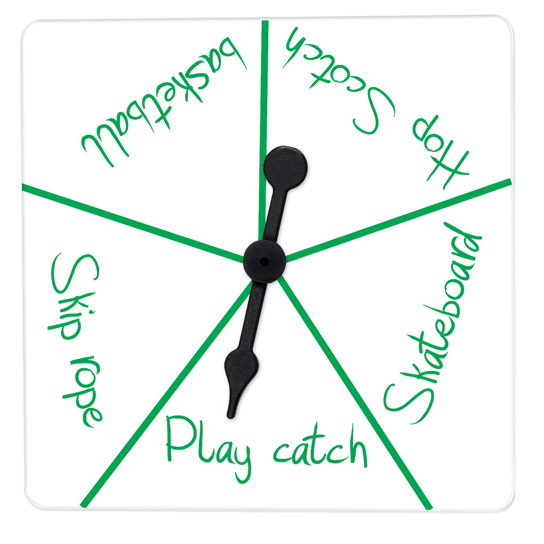 Transparent Spinners - Set of 5