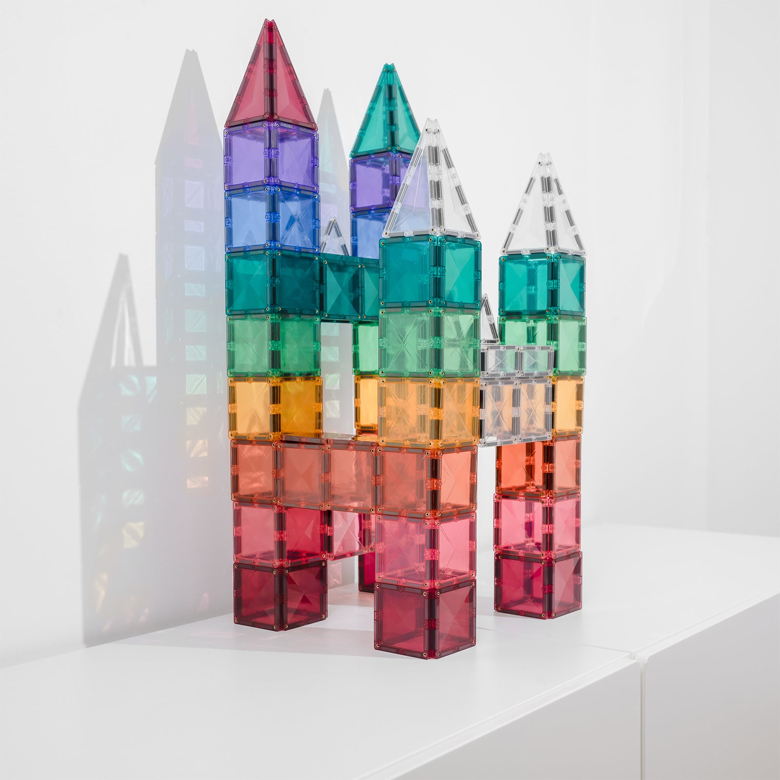Magnetic Tiles Pastel Square Pack, 40 Pieces