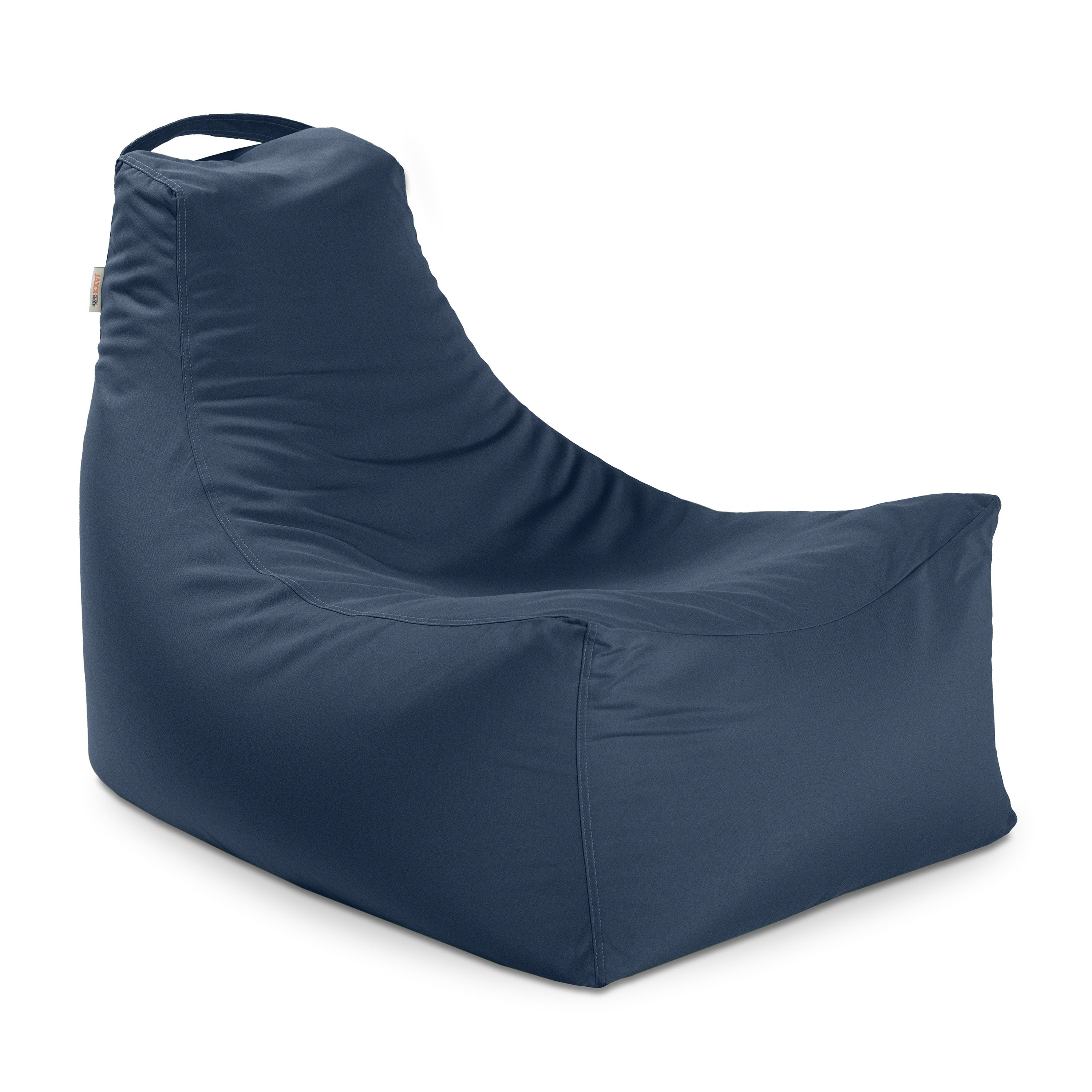 Jaxx Juniper Outdoor Bean Bag Patio Chair & Poolside Lounge, Navy Blue