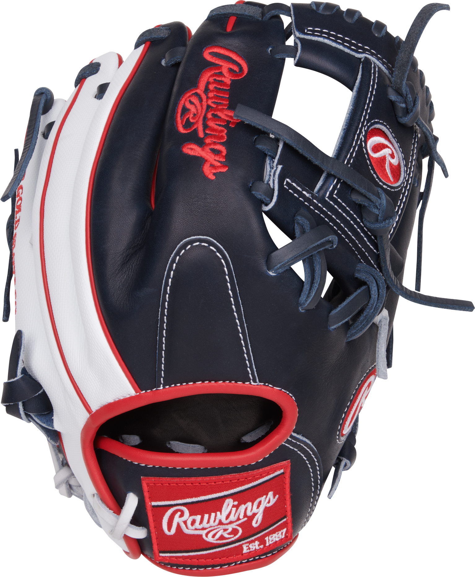 Rawlings Heart Of The Hide With Contour Technology 11.5-Inch Baseball Glove  - Right Hand Thrower - Navy