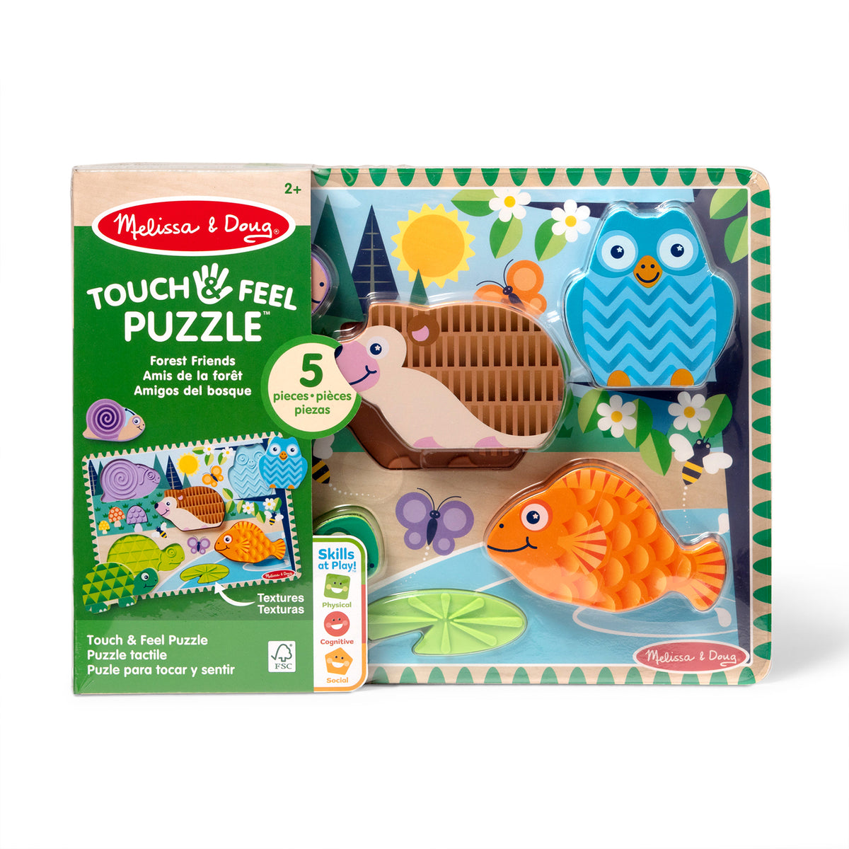 FOREST FRIENDS TOUCH N FEEL PUZZLE