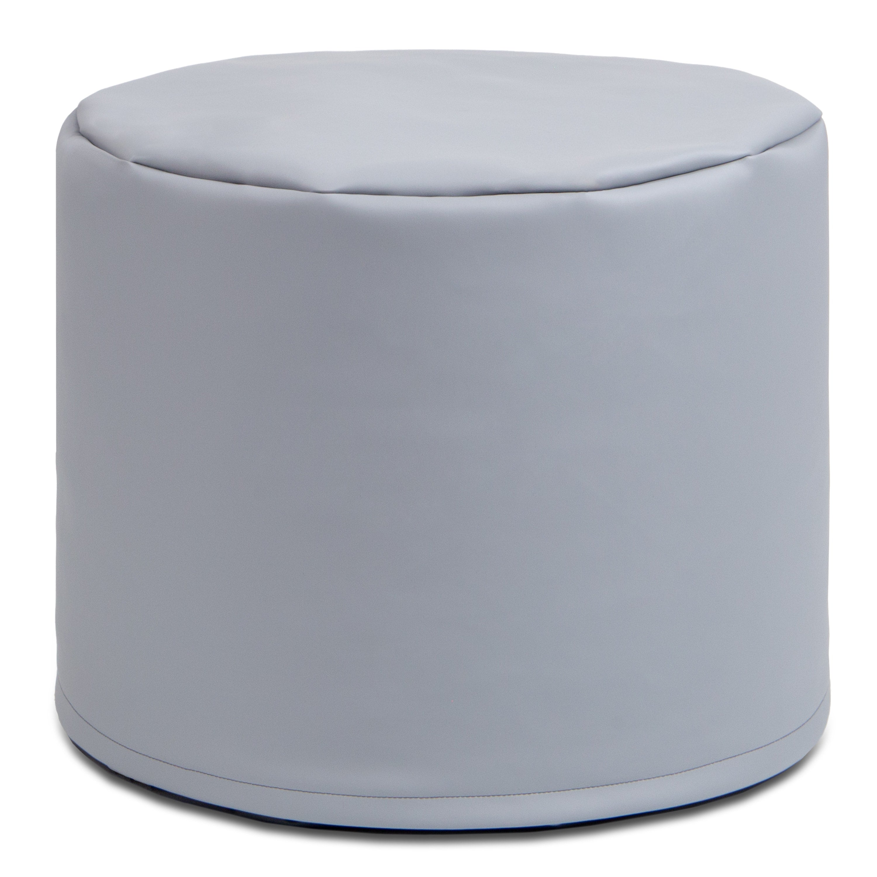 Jaxx Mallo Modular Pouf Classroom Bean Bag Seat, Premium Vinyl - Submarine Grey