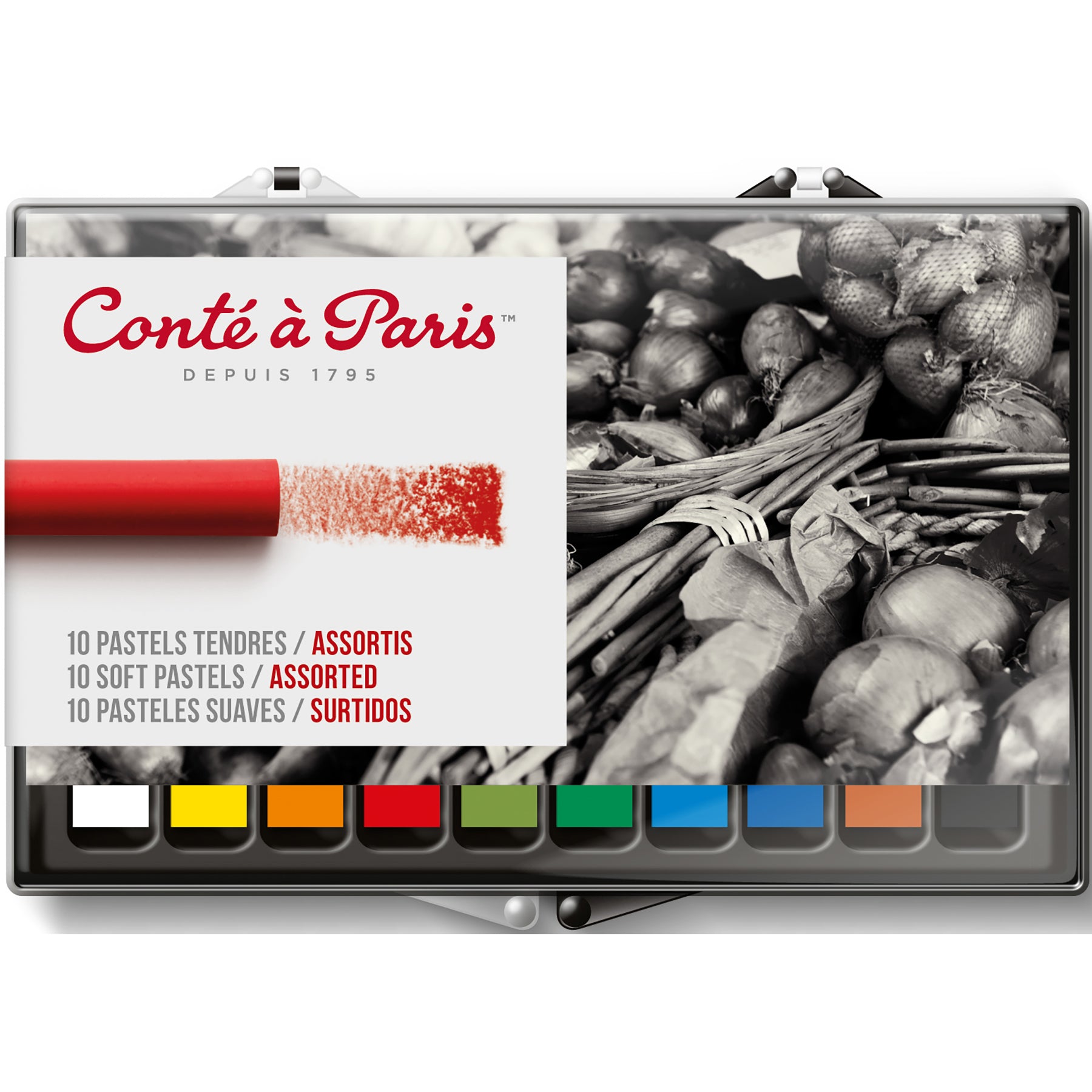 Soft Pastels, Assorted, Set of 10