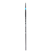 Aspen Round Brush, Synthetic Bristles, Long Handle Acrylic & Oil Paintbrush, Black, Size 2/0, 1 Count