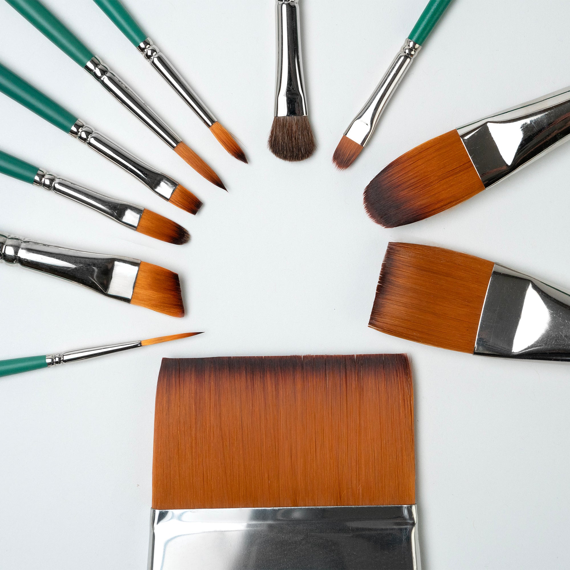 Crystal Variety Brush Set, 11 Brushes