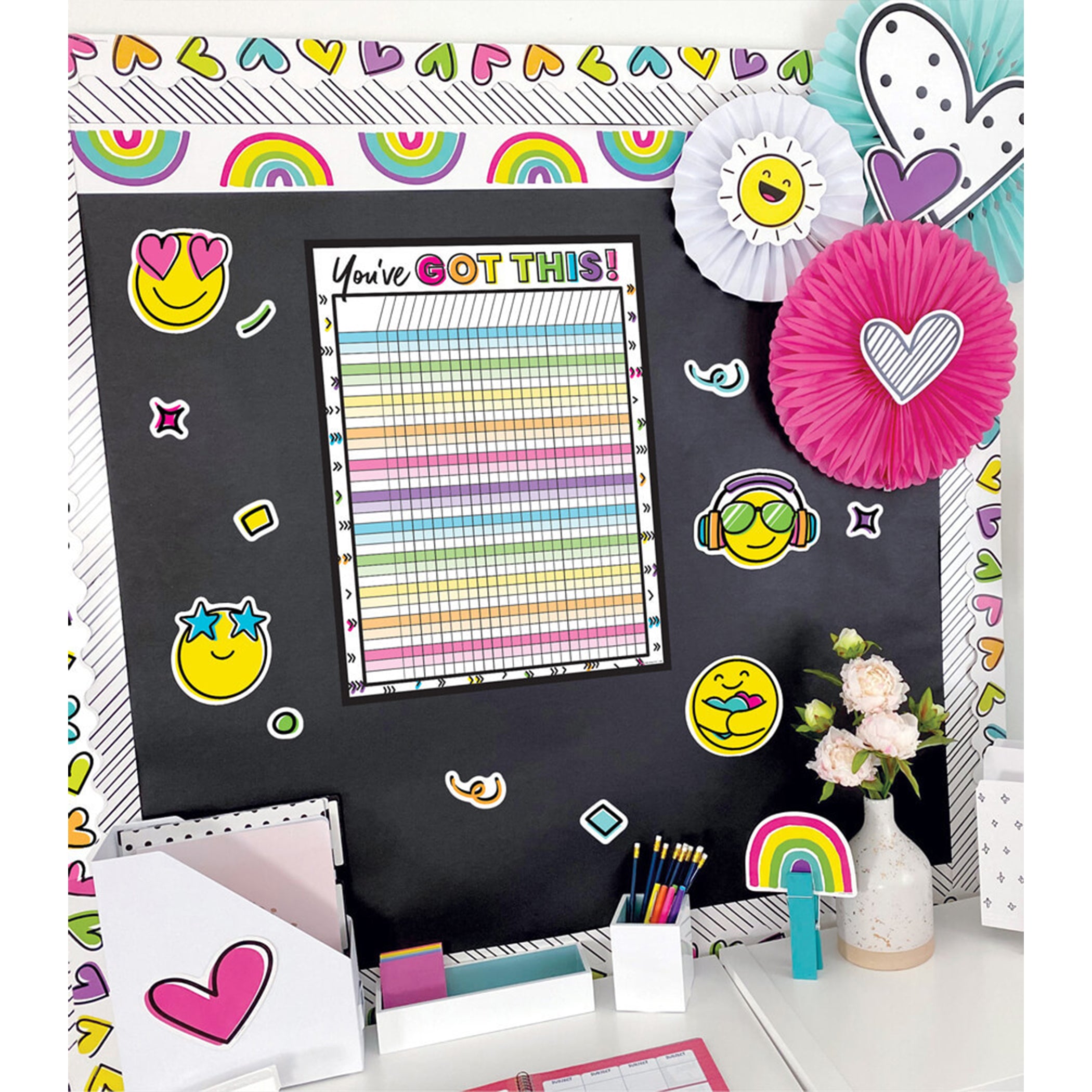 Kind Vibes Incentive Chart, 17" x 22"