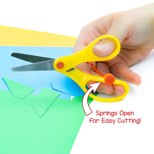 Spring-Action Scissors 5" - Blunt Tip Carded